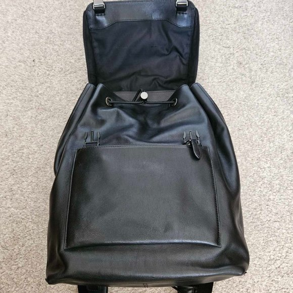 Coach Black Leather Backpack - Picture 12 of 16